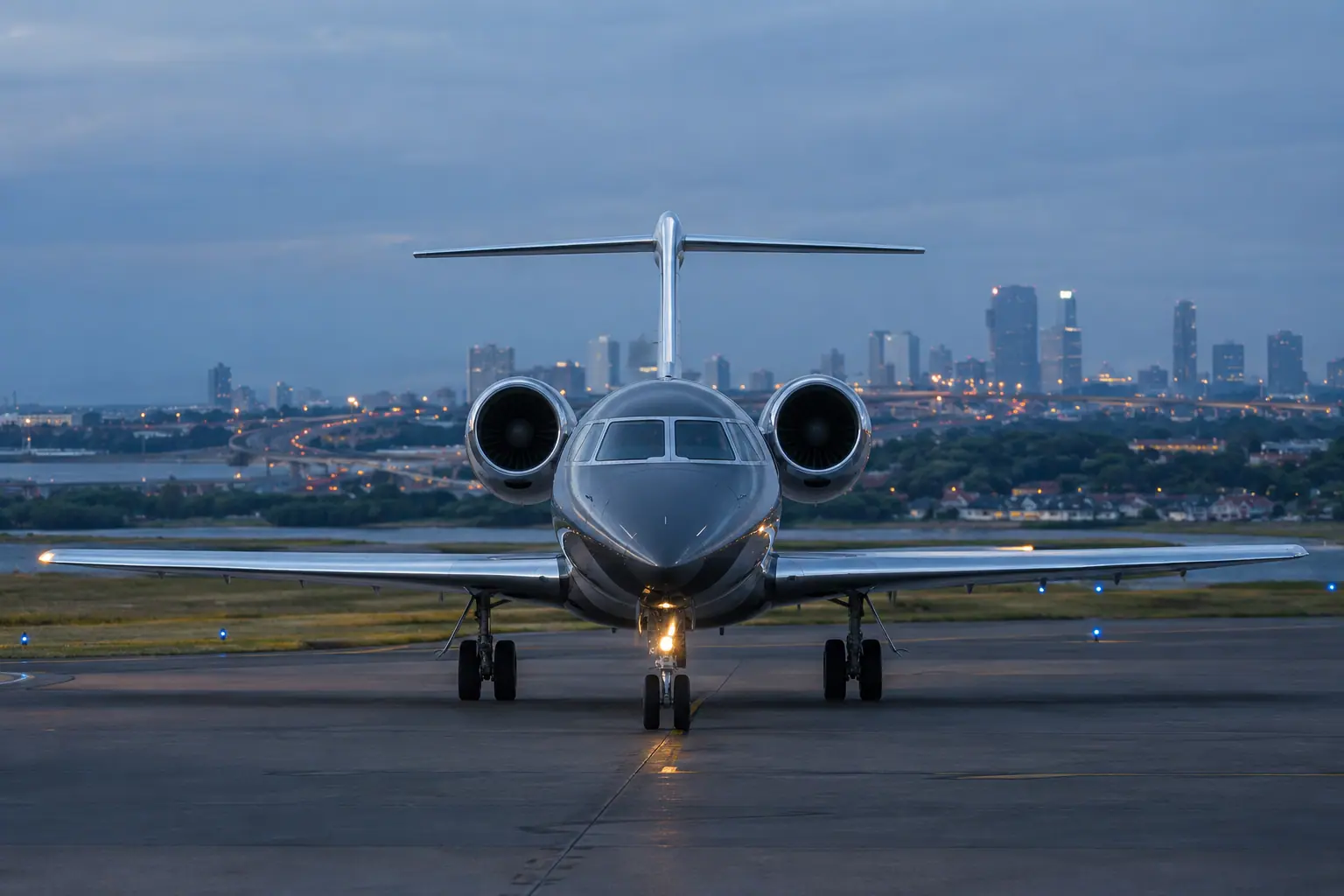Private jet in Houston