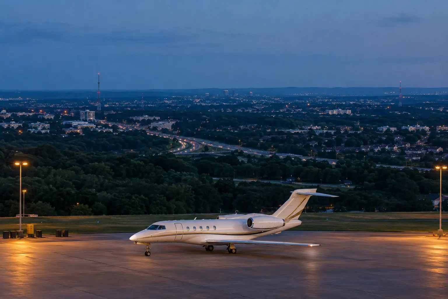 Private jet in Atlanta